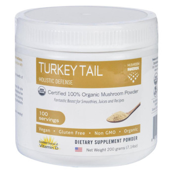 Mushroom Matrix Turkey Tail - Organic - Powder - 7.14 oz Mushroom Matrix Turkey Tail - Organic - Powder - 7.14 oz