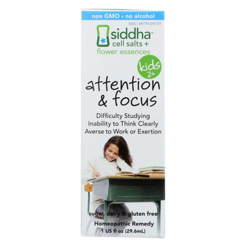Siddha Flower Essences Attention and Focus - Kids - Age Two Plus - 1 fl oz Siddha Flower Essences Attention and Focus - Kids - Age Two Plus - 1 fl oz