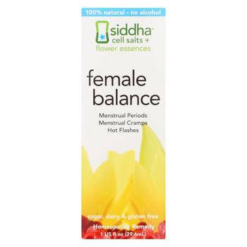 Siddha Flower Essences Female Balance - 1 fl oz Siddha Flower Essences Female Balance - 1 fl oz