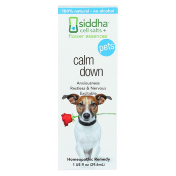 Siddha Flower Essences Calm Down - Pets - 1 fl oz Siddha Flower Essences Calm Down - Pets - 1 fl oz
