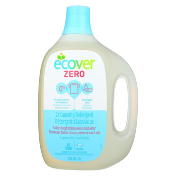 Ecover Zero 2X Laundry Detergent - Case of 4 - 93 FL oz.