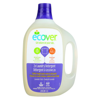 Ecover 2X Laundry Detergent - Lavender Field - Case of 4 - 93 FL oz.