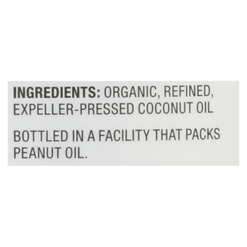 Nutiva Organic Coconut Oil - Refined - Case of 6 - 23 Fl oz.