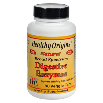 Healthy Origins Digestive Enzymes - 90 Vegetarian Capsules