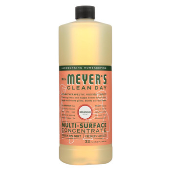 Mrs. Meyer's Clean Day - Multi Surface Concentrate - Geranium - 32 fl oz - Case of 6