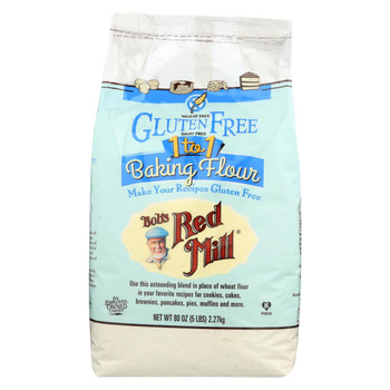 Bob's Red Mill Gluten Free 1-to-1 Baking Flour - 5 lb - Case of 4