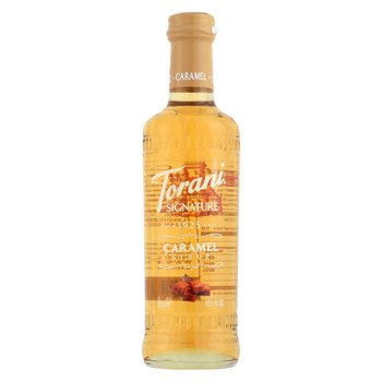 Torani Signature Syrup - Caramel - Case of 6 - 10.1 oz.