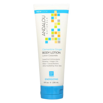 Andalou Naturals Body Lotion - Clementine Ginger Energizing - 8 fl oz Andalou Naturals Body Lotion - Clementine Ginger Energizing - 8 fl oz