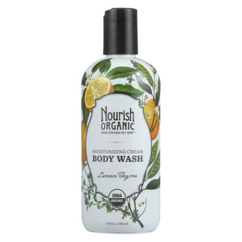Nourish Body Wash - Organic - Lemon Thyme - 10 fl oz