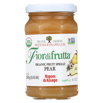 Fiordifrutta Organic Fruit Spread - Pear - Case of 6 - 8.82 oz Fiordifrutta Organic Fruit Spread - Pear - Case of 6 - 8.82 oz