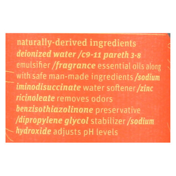 Grab Green Room & Fabric Freshener - Tangerine Lemongrass - Case of 6 - 7 fl oz Grab Green Room & Fabric Freshener - Tangerine Lemongrass - Case of 6 - 7 fl oz