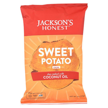 Jackson's Honest Chips Potato Chips - Sweet - Case of 12 - 5 oz.