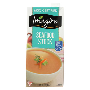 Imagine Foods Seafood Stock - Case of 12 - 32 Fl oz.