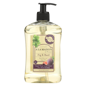 A La Maison - French Liquid Soap - Fig and Basil - 16 oz A La Maison - French Liquid Soap - Fig and Basil - 16 oz