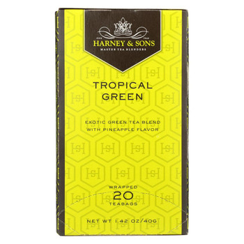 Harney and Sons Harney and Sons Green Tea - Tropical - Case of 6 - 20 Bags