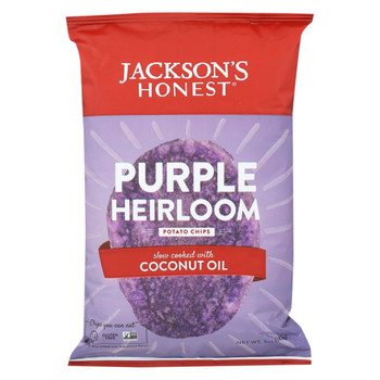 Jackson's Honest Chips Potato Chips - Purple Heirloom - Case of 12 - 5 oz. Jackson's Honest Chips Potato Chips - Purple Heirloom - Case of 12 - 5 oz.