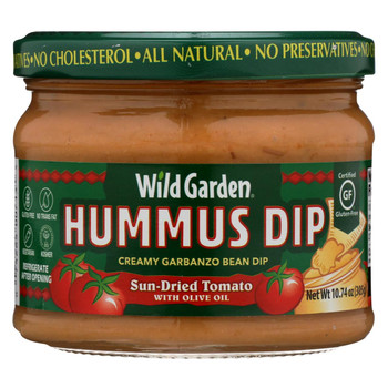 Wild Garden Hummus - Sundried Tomato - Case of 6 - 10.74 oz Wild Garden Hummus - Sundried Tomato - Case of 6 - 10.74 oz