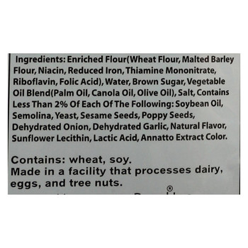 Hometown Bagel Bagel Chips - Everything - Case of 12 - 6 oz Hometown Bagel Bagel Chips - Everything - Case of 12 - 6 oz