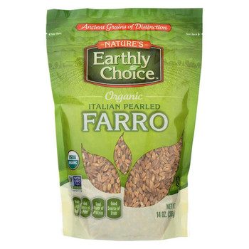 Nature's Earthly Choice Pearled Farro - Italian - Case of 6 - 14 oz.
