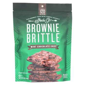 Sheila G's Brwni Brttl - Mint Chocolate Chip - Case of 12 - 5 oz