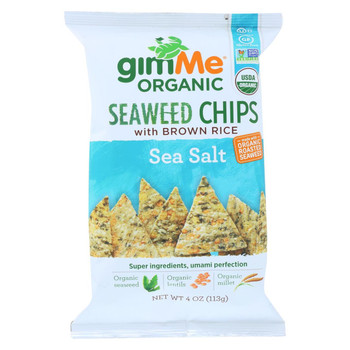 Gimme Organic Chips - Sea Salt - Case of 12 - 4 oz.