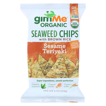 Gimme Organic Chips - Teriyaki - Case of 12 - 4 oz.
