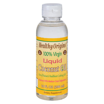 Healthy Origins Coconut Oil - Liquid - 100 Percent Virgin - 10 oz Healthy Origins Coconut Oil - Liquid - 100 Percent Virgin - 10 oz
