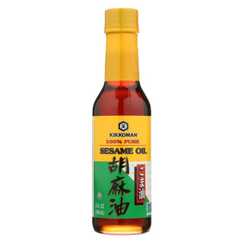 Kikkoman Sesame Oil - Case of 12 - 5 Fl oz.
