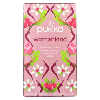 Pukka Herbal Teas Tea - Organic - Womankind - 20 Bags - Case of 6 Pukka Herbal Teas Tea - Organic - Womankind - 20 Bags - Case of 6