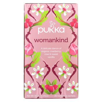 Pukka Herbal Teas Tea - Organic - Womankind - 20 Bags - Case of 6