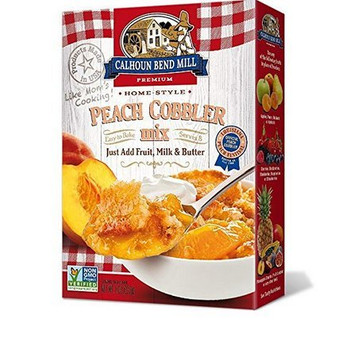 Calhoun Bend Mix - Peach Cobbler - Case of 6 - 8 oz Calhoun Bend Mix - Peach Cobbler - Case of 6 - 8 oz