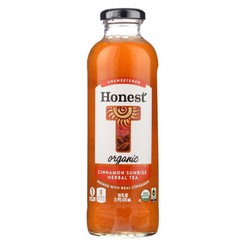 Honest Tea Tea - Organic - Glass Bottle - Cinnamon Sunrise Herbal - 16 oz - case of 12 Honest Tea Tea - Organic - Glass Bottle - Cinnamon Sunrise Herbal - 16 oz - case of 12