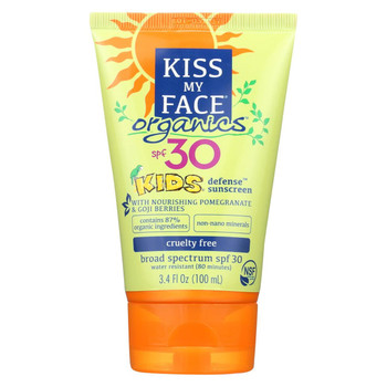 Kiss My Face Sunscreen Lotion - 3.4 Fl oz. Kiss My Face Sunscreen Lotion - 3.4 Fl oz.