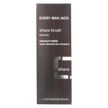 Every Man Jack Shave Brush - Premium Shave - 1 Brush - 2 oz Every Man Jack Shave Brush - Premium Shave - 1 Brush - 2 oz