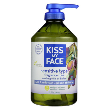 Kiss My Face Body Wash - Sensitive - 32 oz