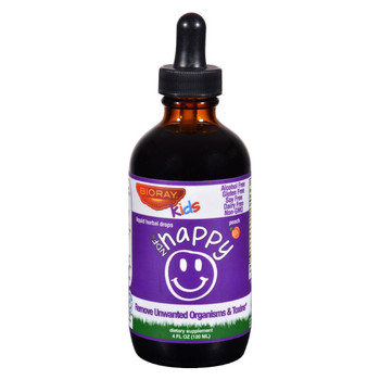 Bioray Kids NDF - Happy - Drops - Peach - 4 oz Bioray Kids NDF - Happy - Drops - Peach - 4 oz