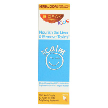 Bioray Kids NDF - Calm - Drops - Vanilla - 2 oz Bioray Kids NDF - Calm - Drops - Vanilla - 2 oz