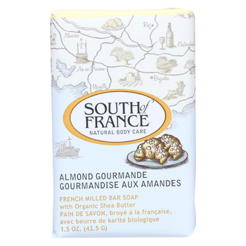 South of France Bar Soap - Almond Gourmande - Travel - 1.5 oz - Case of 12 South of France Bar Soap - Almond Gourmande - Travel - 1.5 oz - Case of 12