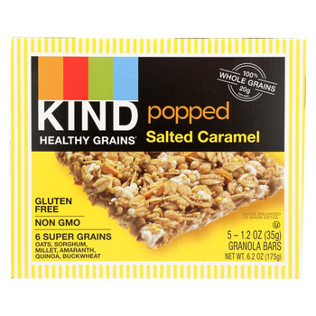 Kind Popped Salted Caramel - Case of 8 - 1.2 oz. Kind Popped Salted Caramel - Case of 8 - 1.2 oz.