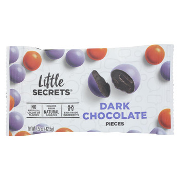 Little Secrets Dark Chocolate Candies - Classic Dark - Case of 12 - 1.5 oz.