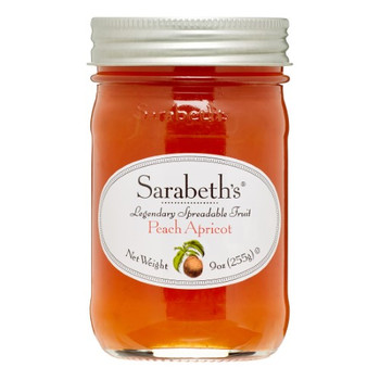 Sarabeth Kitchen Fruit Spread - Peach Apricot - Case of 6 - 9 oz.