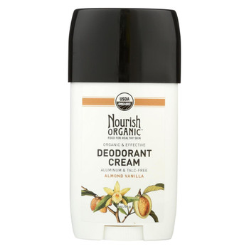 Nourish Organic Deodorant - Cream - Organic - Almond Vanilla - 2 oz