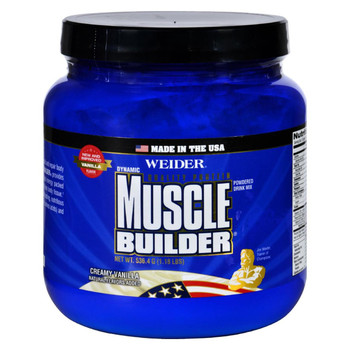 Weider Global Nutrition Muscle Builder - Dynamic - Powder - Vanilla - 1.18 lb