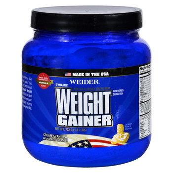 Weider Global Nutrition Weight Gainer - Dynamic - Powder - Vanilla - 1.65 lb