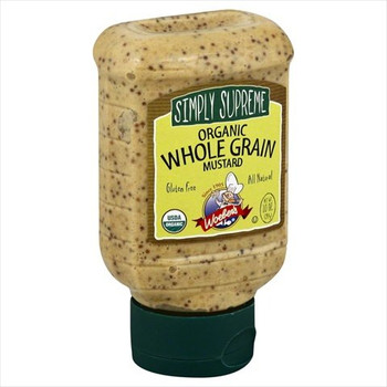Woeber's Mustard - Organic - Whole Green - Simple - Case of 6 - 10 oz