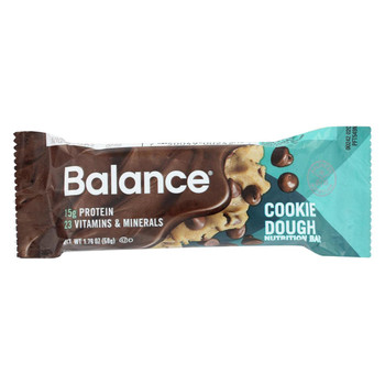 Balance Bar - Cookie Dough - 1.76 oz - Case of 6 Balance Bar - Cookie Dough - 1.76 oz - Case of 6