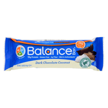 Balance Bar - Dark Chocolate Coconut - 1.58 oz - Case of 6 Balance Bar - Dark Chocolate Coconut - 1.58 oz - Case of 6