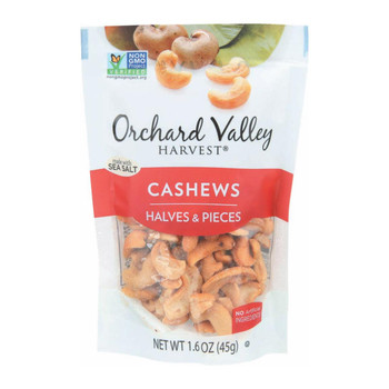 Orchard Valley Harvest - Cashews - Case of 14 - 1.6 oz.