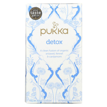 Pukka Herbal Teas Tea - Organic - Herbal - Detox - 20 Bags - Case of 6