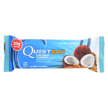 Quest Bar - Coconut Cashew - 2.12 oz - case of 12 Quest Bar - Coconut Cashew - 2.12 oz - case of 12